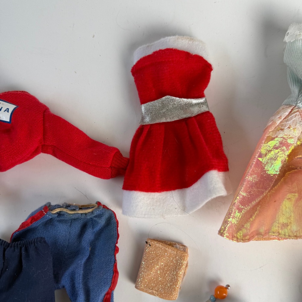 Vintage Barbie Doll Clothes & Accessories Lot 13 PC Arizona Jean Co Holiday Set - Picture 11 of 16